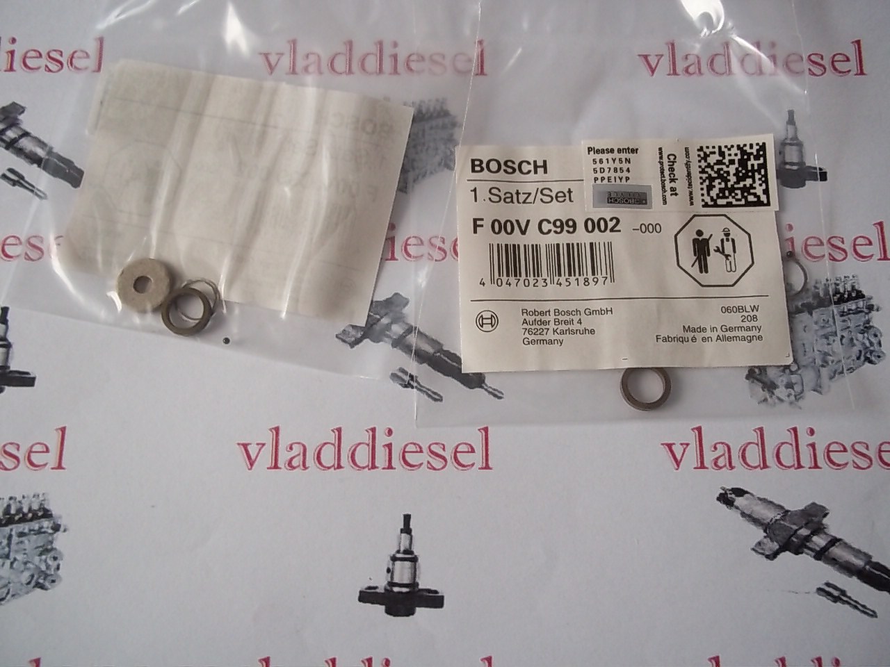 НАГНЕТАТЕЛЬНЫЕ КЛАПАНА F00VC99002