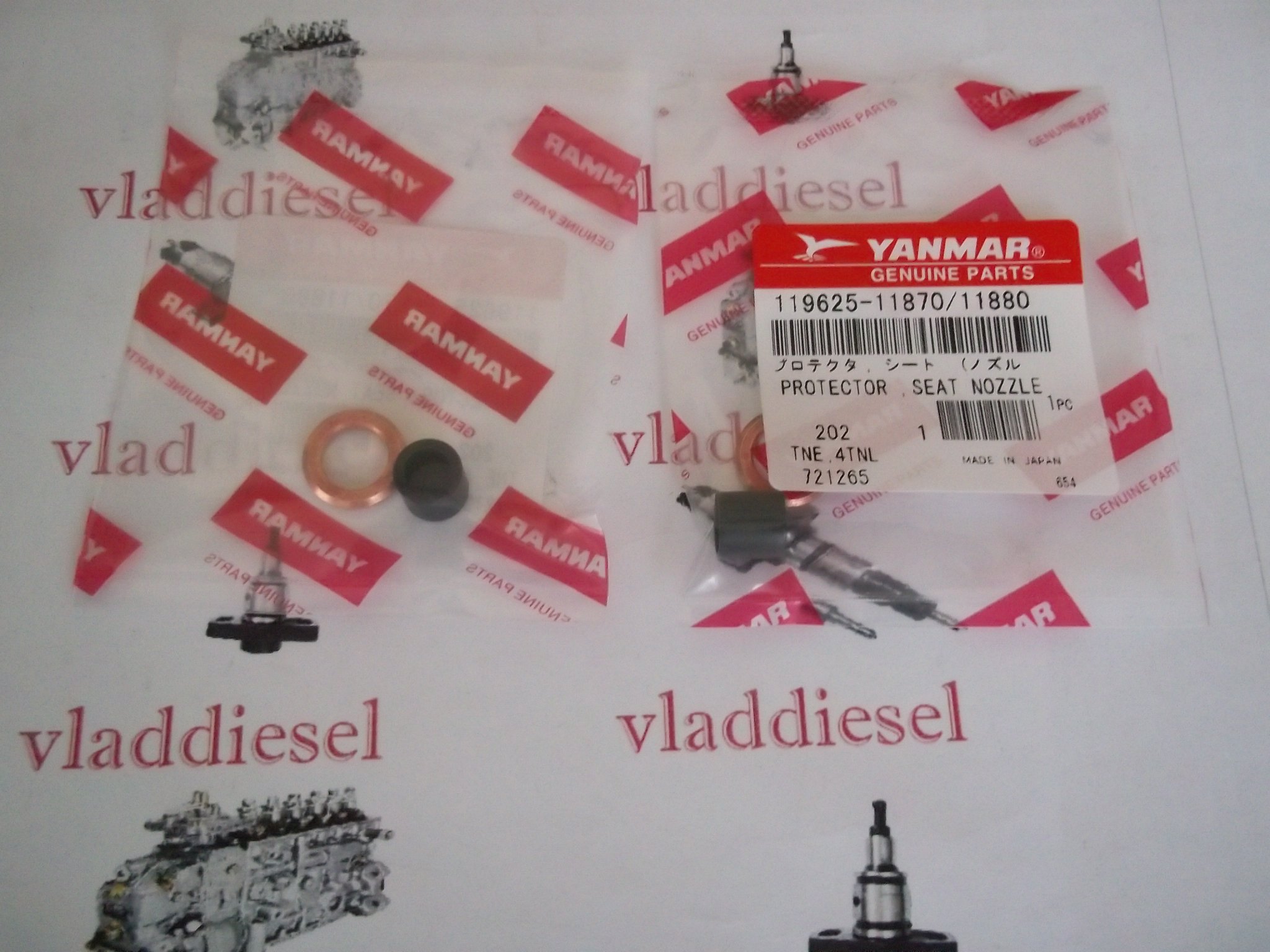 САЛЬНИКИ, ПРОКЛАДКИ, РЕЗИНКИ ТНВД YANMAR, KOMATSU