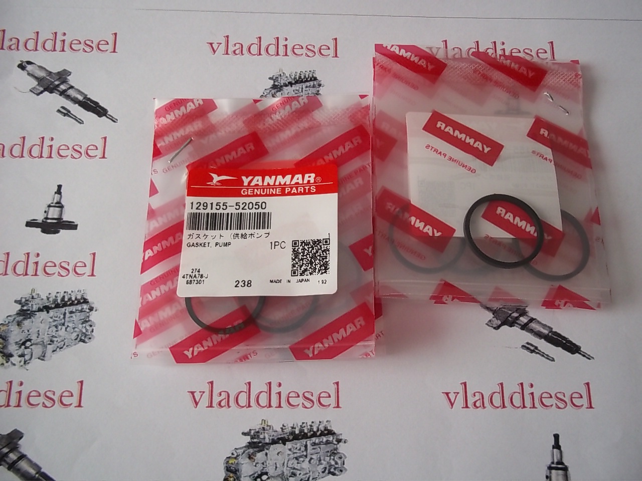 САЛЬНИКИ, ПРОКЛАДКИ, РЕЗИНКИ ТНВД YANMAR, KOMATSU, DAEWOO
